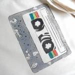 Cassette tape bag cotton ha..